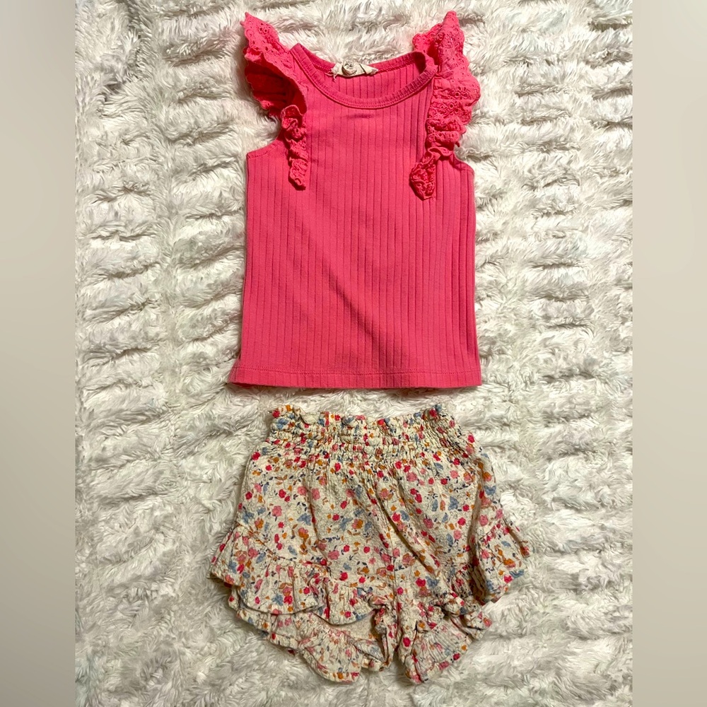 Jessica Simpson Pink Textured Top